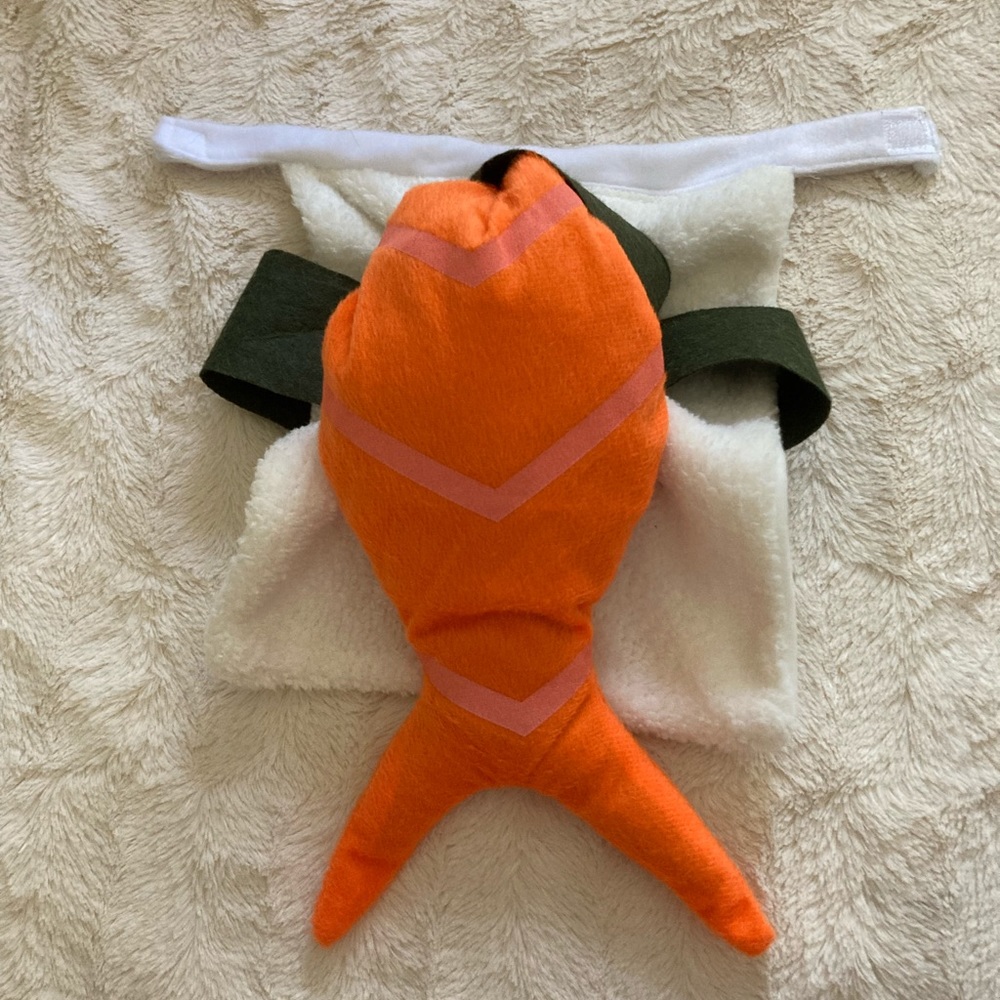 Sushi 🍣 dog costume for Halloween adjustable
